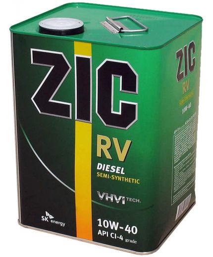 Моторное масло ZIC RV DIESEL 10W-40 CI 4л