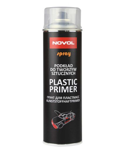 NOVOL SPRAY PLASTIC PRIMER Грунт увеличивающий сцепляемость прозрачный 500мл