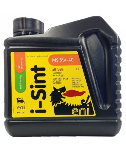 Моторное масло ENI I-SINT MS 5W-40 1л
