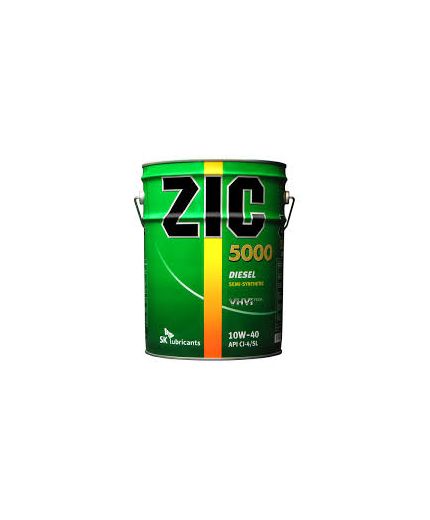 Моторное масло ZIC 5000 DIESEL 10W-40 CI 20л