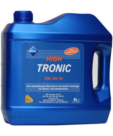 Моторное масло ARAL High Tronic 5W-40 4л