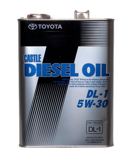Моторное масло TOYOTA DL-1 5W-30 CASTLE MOTOR OIL 4л