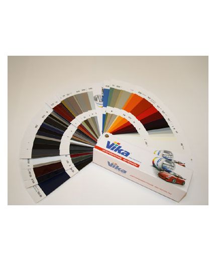 VIKA Веер-каталог цветов автоэмалей 2014