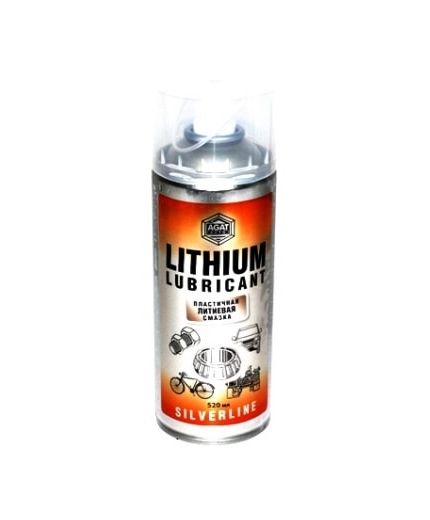 Смазка АГАТ Смазка литиевая (Литол) Silverline 520мл аэрозоль