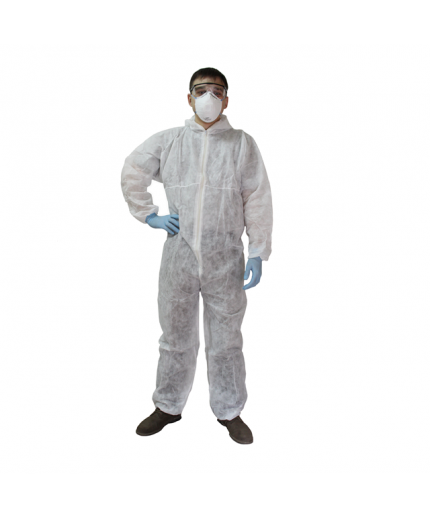 Русский мастер Комбинезон малярный одноразовый, размер L, белый Фото 2