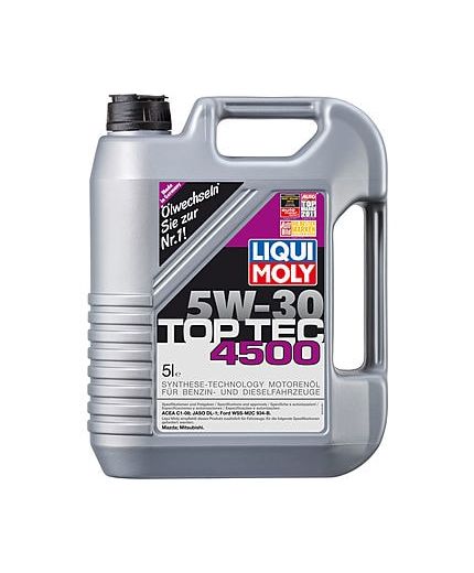 Моторное масло LIQUI MOLY Top Тес 4500 5W-30 5л (Замена 2318)