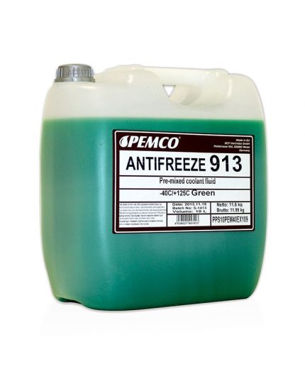Антифриз PEMCO 913 зеленый -40 10л
