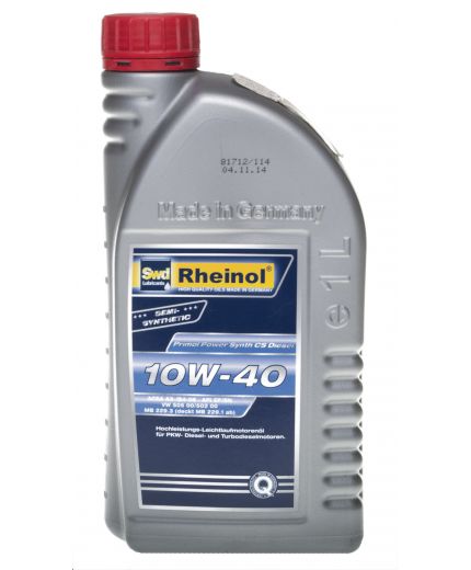 Моторное масло RHEINOL Primol Power Synth. CS DIESEL 10W-40 1л