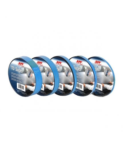 APP Лента двухсторонняя голубая TD Super 25мм x 10м