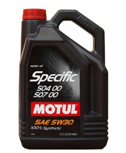 Моторное масло MOTUL Specific 504.00 -507.00 5W-30 VW 5л (ЗАМЕНА 101476)