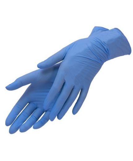 Русский мастер Перчатки нитриловые без обсыпки, размер XL