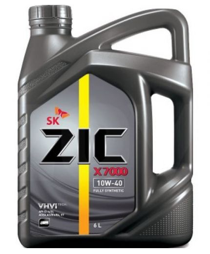 Моторное масло ZIC Х 7 10W-40 DIESEL 6л