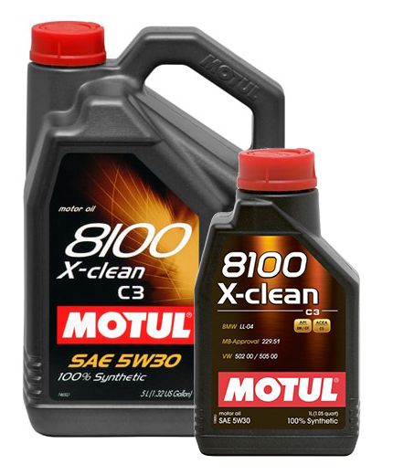 Моторное масло MOTUL 8100 X-CLEAN C3 5W-30 5+1л АКЦИЯ