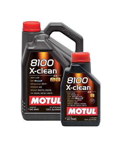 Моторное масло MOTUL 8100 X-CLEAN C3 5W-40 5+1л АКЦИЯ