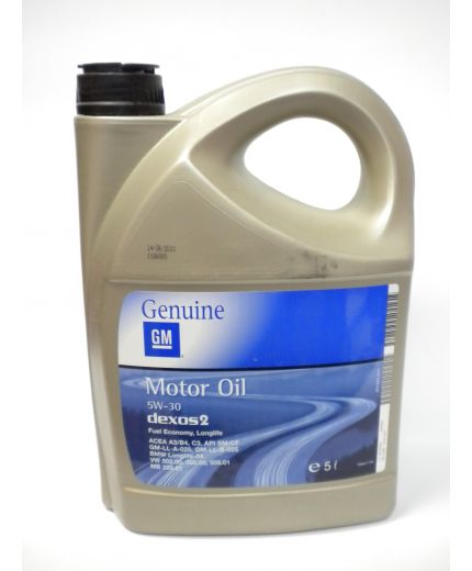 Моторное масло GM Dexos2 5W-30 4л