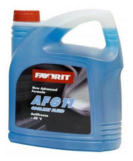 Антифриз FAVORIT AFG 11 синий -40C 4,8кг 4,2л