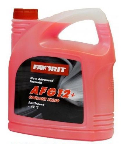 Антифриз FAVORIT AFG 12+ красный -40C 4,8кг 4,2л
