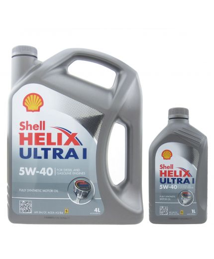 Моторное масло SHELL Helix Ultra I 5W-40 4л + 1л АКЦИЯ