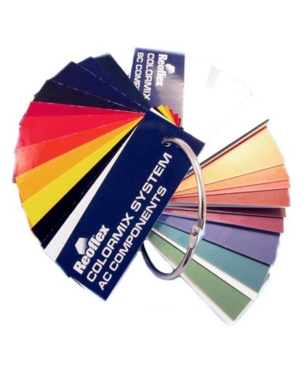 REOFLEX Веер цветовой COLORMIX SYSTEM AC+BC Components 49 цветов