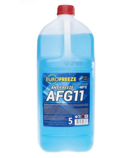 Антифриз Eurofreeze Antifreeze синий AFG 11 -40C 4.7кг 4,3л