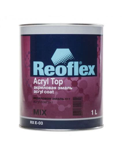 REOFLEX Эмаль акриловая Acryl Top MIX 203 желто-оранжевый 1л