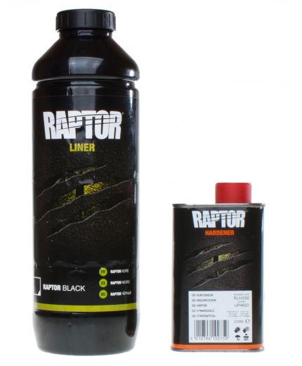 U-POL Raptor 0,75+0,25 черное Защитное покрытие повышенной прочности