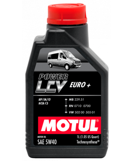 Моторное масло MOTUL Power LCV Euro+ 5W-40 1л