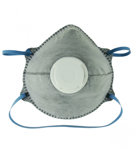 Русский мастер Респиратор класс FFP2 одноразовый (чашеобразный), с клапаном выдоха (с активированным углем)