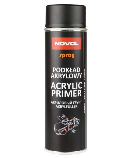 NOVOL SPRAY ACRYL PRIMER Грунт 1K акриловый черный 500мл
