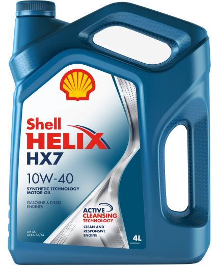 Моторное масло SHELL Helix HX7 10W-40 4л + 1л АКЦИЯ