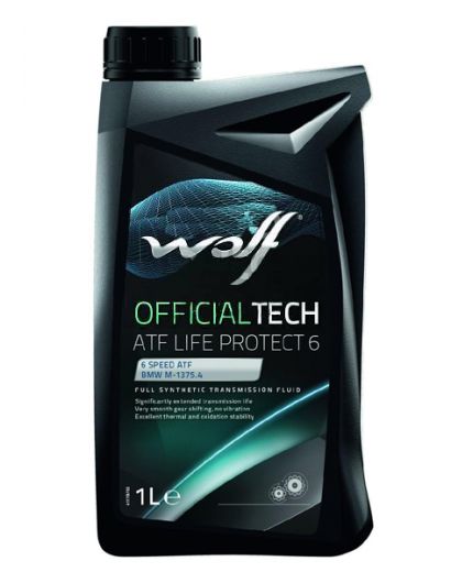 Трансмиссионное масло WOLF OfficialTech ATF LIFE PROTECT 6 1л