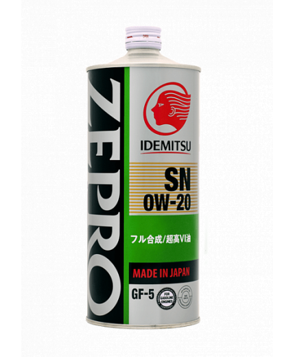 Моторное масло IDEMITSU ZEPRO ECOMEDALIST SN/GF-5 0W-20 1л