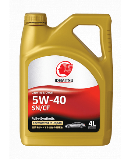Моторное масло IDEMITSU SN/CF F-S 5W-40 4л