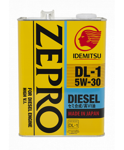 Моторное масло IDEMITSU ZEPRO DIESEL DL-1 5W-30 4л