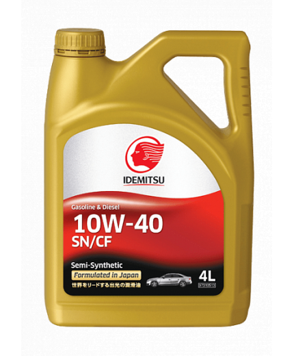 Моторное масло IDEMITSU SN/CF S-S 10W-40 4л