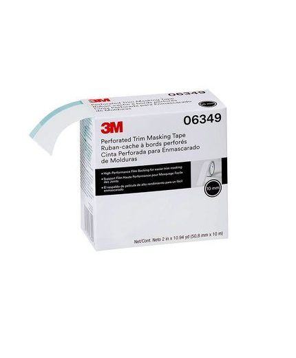 3M Лента маскирующая 10мм, 50,8мм х 10м синяя