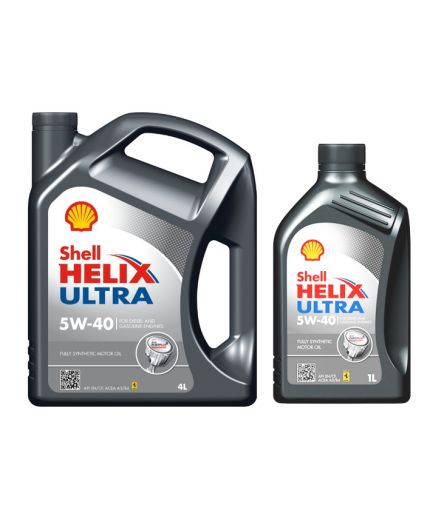 Моторное масло SHELL Helix Ultra 5W-40 АКЦИЯ (старая банка) 4л + 1л