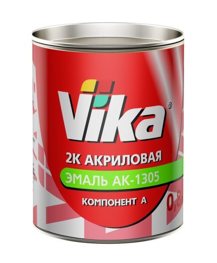 VIKA Эмаль акриловая 2+1 АК-1305 БЕЛАЯ НОЧЬ 0,85кг