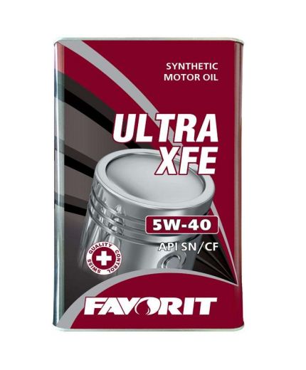 Моторное масло FAVORIT ULTRA XFE 5W-40 API SN/CF 4л Metal