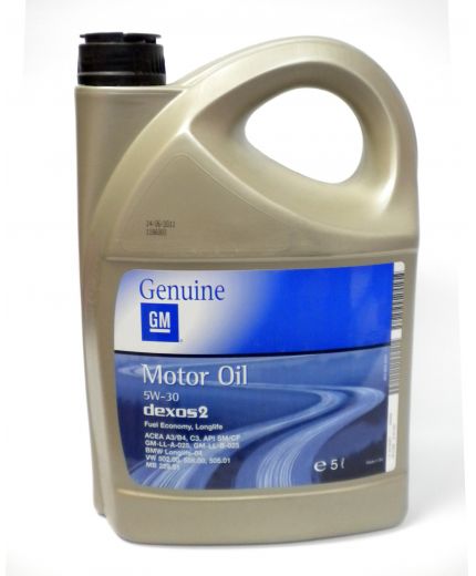 Моторное масло GM Dexos2 5W-30 5л