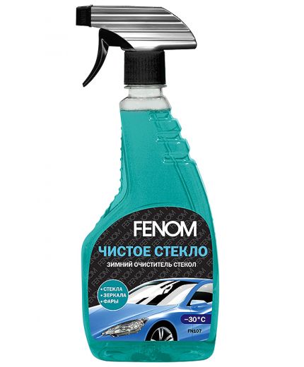 FENOM Очиститель стекол зимний "Чистое стекло" 500 мл