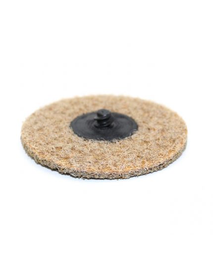 Русский мастер Диск зачистной d=75мм Р80 КОРИЧНЕВЫЙ (крепление Roloc)