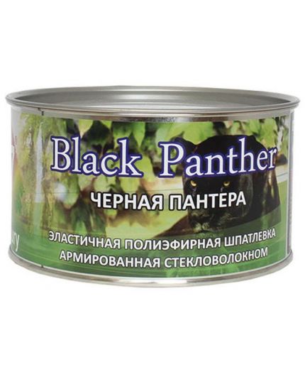 H7 Шпатлевка полиэфирная со стекловолокном 1л/1770г эластичная Black Panther