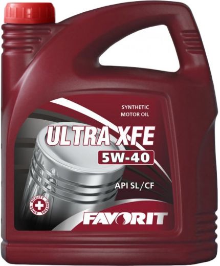 Моторное масло FAVORIT ULTRA XFE 5W-40 API SN/CF 4л
