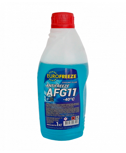 Антифриз Eurofreeze Antifreeze синий AFG 11 -35C 1кг 0,88л