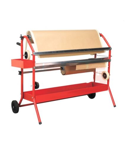 Русский мастер Стойка для двух рулонов маскировочной бумаги до 60см с автонаклейкой малярной ленты