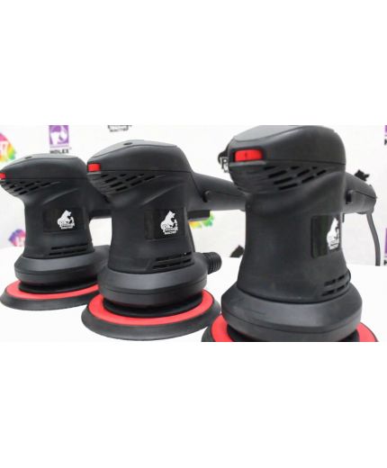 Русский мастер Машинка орбитальная шлифовальная электрическая, Д=150мм Multi-hole, ход 3мм, 220В 400Вт