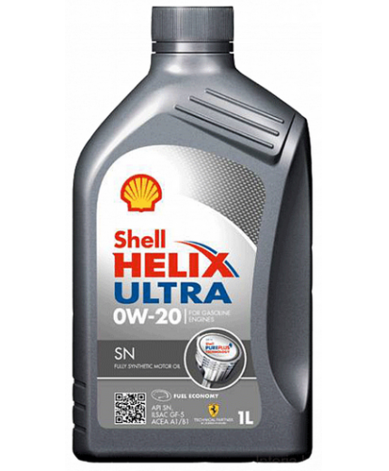Моторное масло SHELL Helix Ultra SN 0W-20 1л