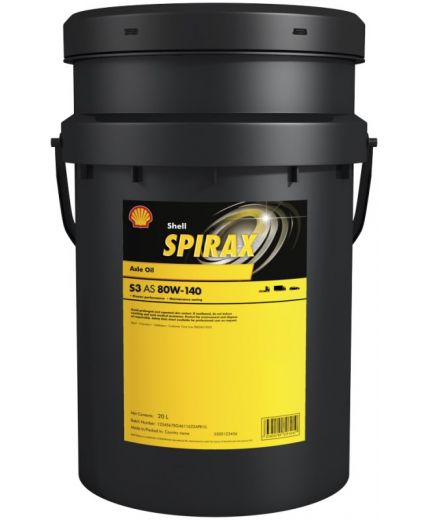 Трансмиссионное масло SHELL Spirax S3 AX 85W-140 20л