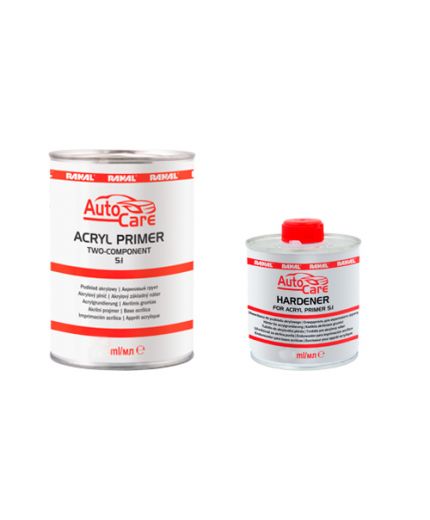 AUTOCARE Грунт акриловый 5:1 c отвердителем 0,48 кг серый